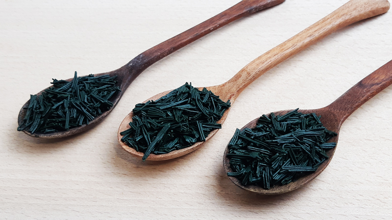 3 cuillires de spiruline